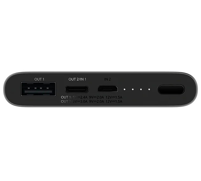 Xiaomi Mi Power Bank 3 10000 mAh (черный) фото 1
