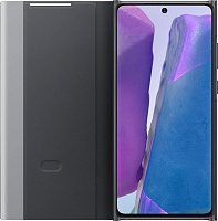 Smart Clear View Cover для Samsung Note20 (черный) фото 2